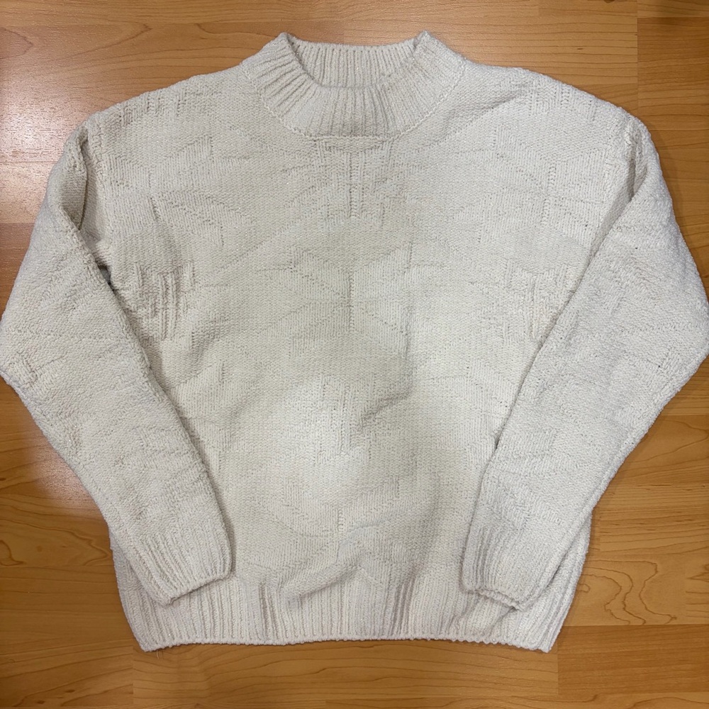 Weatherproof Cream Crewneck Sweater